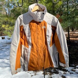 The North Face Nylon Ski Jacket Women’s Size M Orange Outdoor Gorpcore